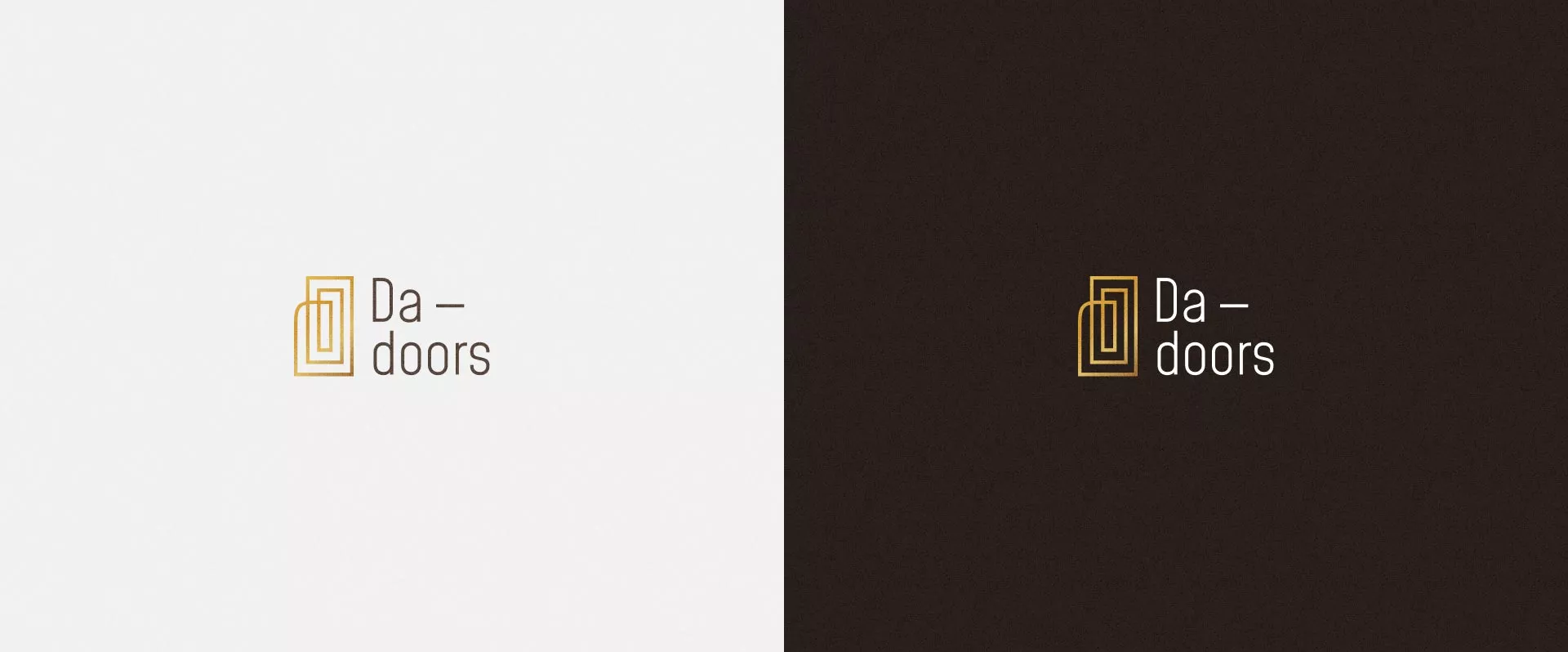 Разработка логотипа для компании «DA-DOORS» в Павлово